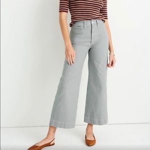 Madewell Emmett Wide Leg Crop Pants
